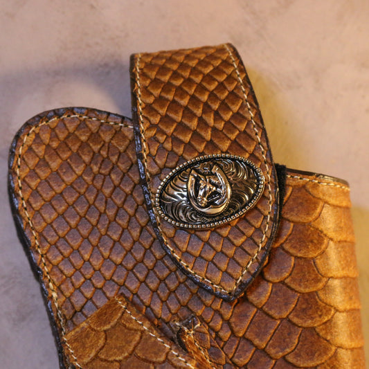 Horseshoe Emblem Phone & Knife Holster