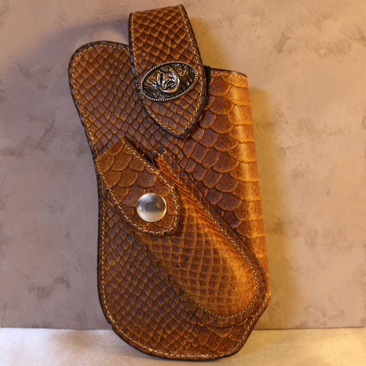 Horseshoe Emblem Phone & Knife Holster